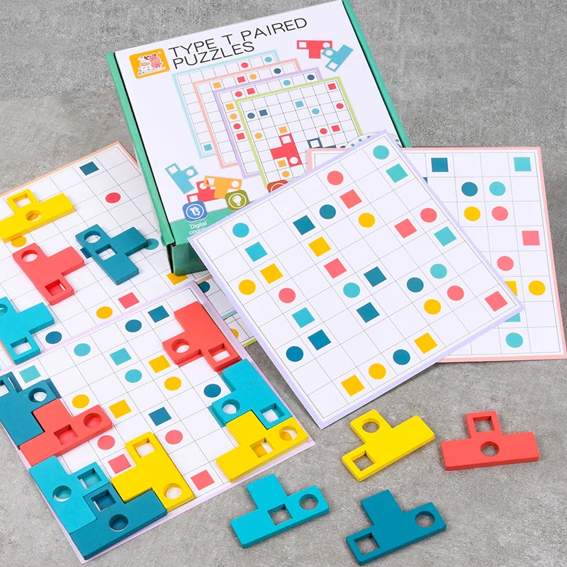 Montessori 3d puzzles Wooden Toy Game