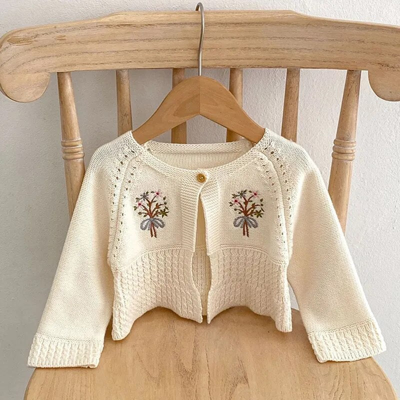Newborn Girls Cardigan Sweater