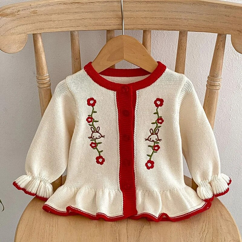 Newborn Girls Cardigan Sweater