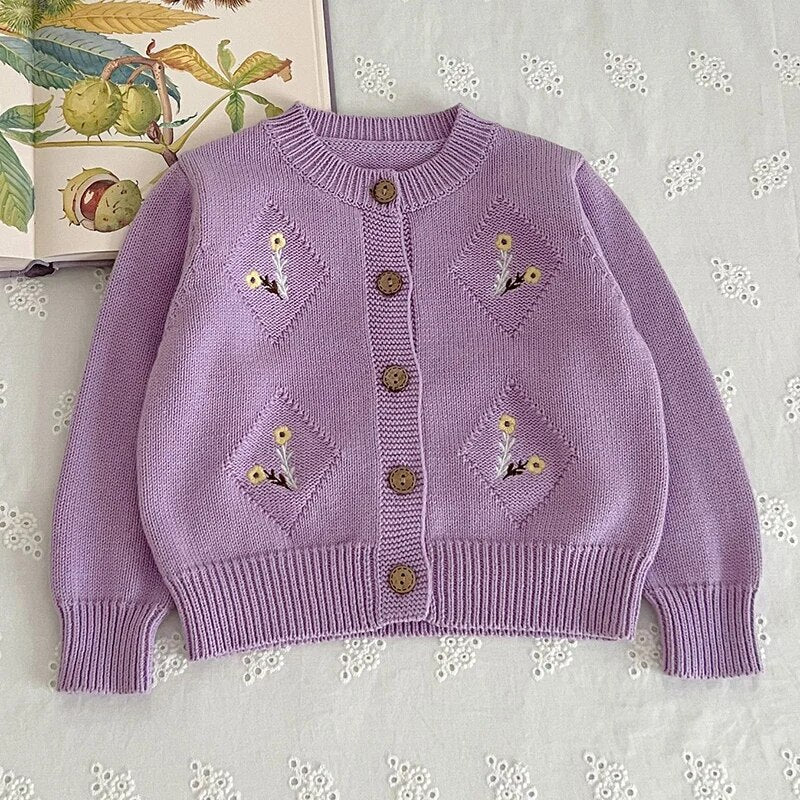 Newborn Girls Cardigan Sweater