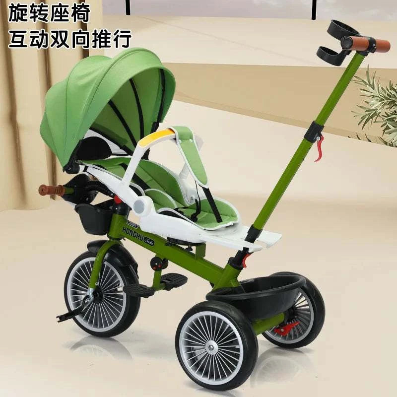 Multi-Functional Four-in-one Baby Tricycle