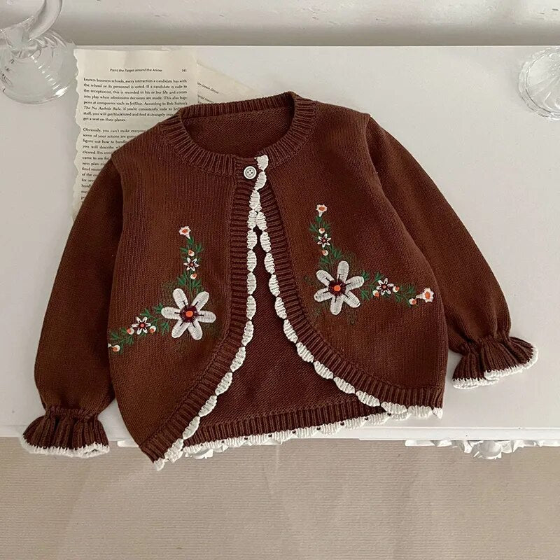 Newborn Girls Cardigan Sweater