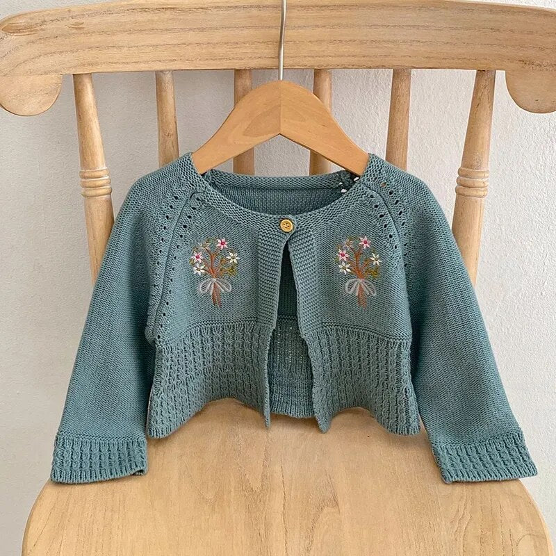 Newborn Girls Cardigan Sweater