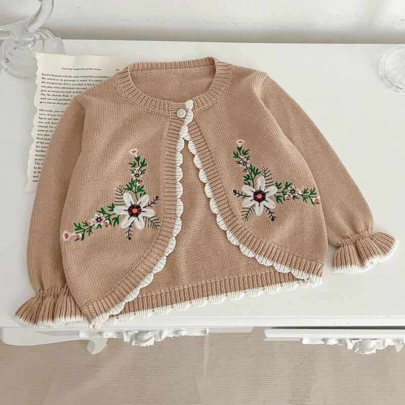 Newborn Girls Cardigan Sweater