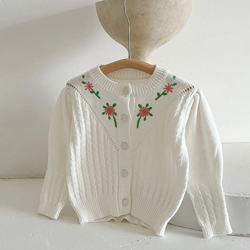 Newborn Girls Cardigan Sweater
