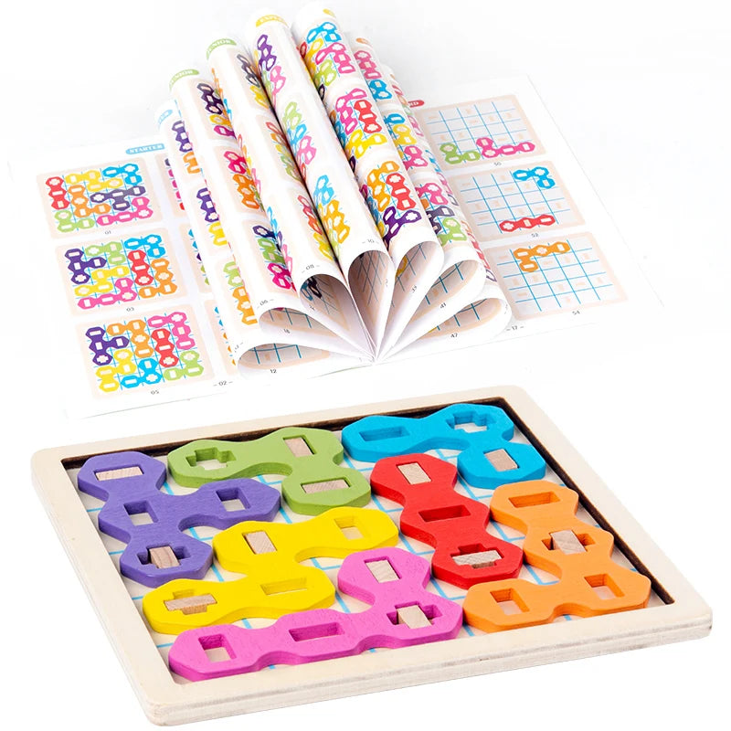 Montessori 3d puzzles Wooden Toy Game