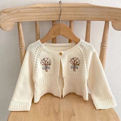 Newborn Girls Cardigan Sweater