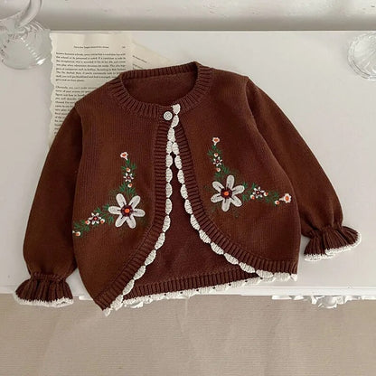 Newborn Girls Cardigan Sweater