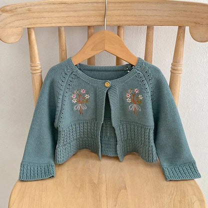 Newborn Girls Cardigan Sweater