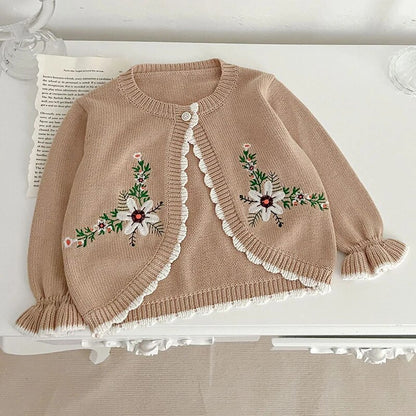 Newborn Girls Cardigan Sweater